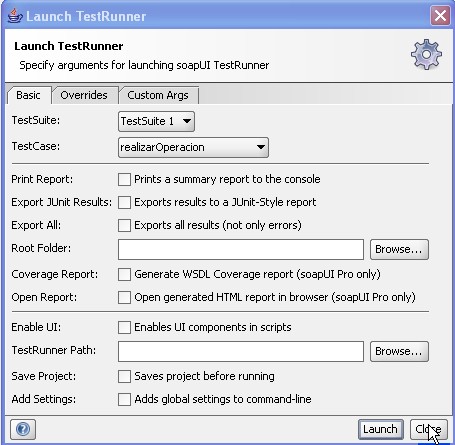 Configurar y Ejecutar Casos de Prueba