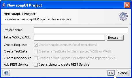 Creacion de un proyecto default SoapUIdesc none